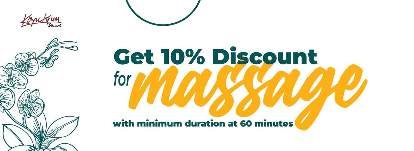 Get 10% discount for massage